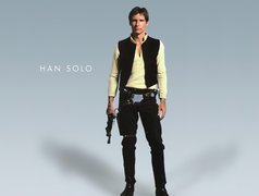 Star Wars, Harrison Ford, stoi, uzbrojony