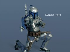 Star Wars, Jango Fett, broń, ochraniacze