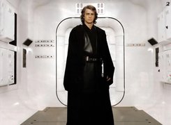 Star Wars, Hayden Christensen, czarny, pomieszczenie