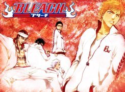 Bleach, napis, ludzie, dresy