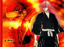 Bleach, kimono, postać, miecz, katana