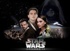 Star Wars, Leonardo DiCaprio, miasto, gwiazdy, postacie
