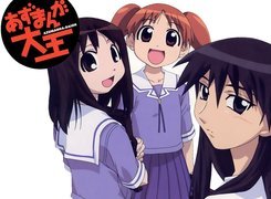 Azumanga Daioh, dziewczyny, oczy, napisy