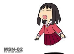 Azumanga Daioh, dziewczyna, cień