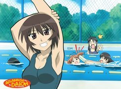 Azumanga Daioh, dziewczyny, basen