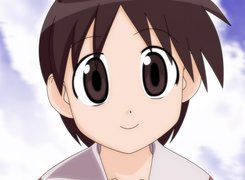 Azumanga Daioh, twarz, chłopak, oczy