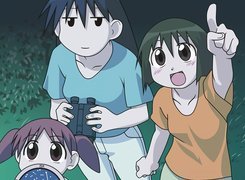 Azumanga Daioh, ludzie, lornetka