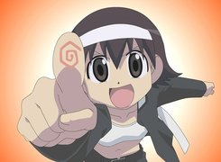 Azumanga Daioh, palec, oczy