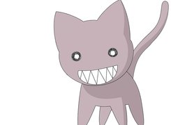 Azumanga Daioh, kot, oczy, zęby
