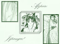 Appare Jipangu, rysunki, ludzie