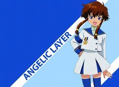 Angelic Layer, napisy, człowiek, kobieta