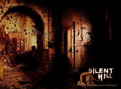 Silent Hill, dom, drzwi, plamy