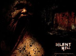 Silent Hill, plamy, twarz, horror