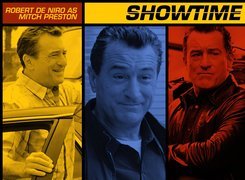 Showtime, kolory, Robert De Niro, napis