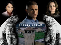 Prison Break, Skazany na śmierć, plecy, wieża, Robin Tunney, Sarah Wayne Callies, Wentworth Miller