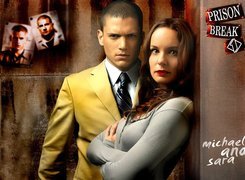 Prison Break, Skazany na śmierć, Wentworth Miller, żółta, marynarka, Sarah Wayne Callies