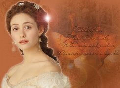 Phantom Of The Opera, Emmy Rossum, piękna, światełko, wiersz