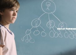 Pay It Forward, Haley Joel Osment, tablica, graf