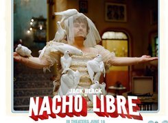 Nacho Libre, Jack Black, pokój, welon, gołębie