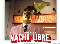 Nacho Libre, maska, różowy, garnitur, ptak