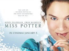 Miss Potter, Renee Zellweger, twarz, napisy