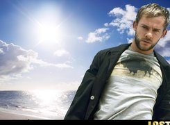 Filmy Lost, Dominic Monaghan, słońce, ocean, niebo