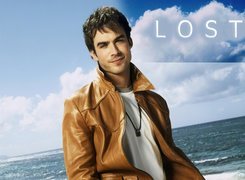 Serial, Lost, Zagubieni, Ian Somerhalder, kurtka, niebo