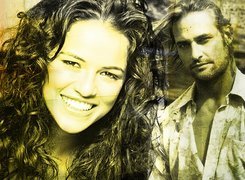 Filmy Lost, Josh Holloway, Michelle Rodriguez