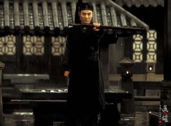 Hero, Jet Li, deszcz