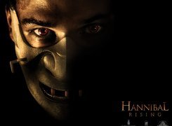 Hannibal Rising, Gaspard Ulliel, Maska, czerwone, oczy