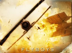 Flyboys, eksplozja, dwupłat