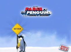 pingwin, Farce Of The Penguins, znak, drogowy