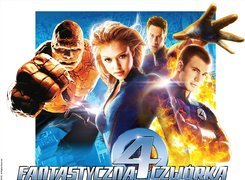 Fantastic Four 1, Chris Evans, Jessica Alba, Ioan Gruffudd, Michael Chiklis