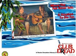 Club Dread, mężczyźni, gitara, napisy