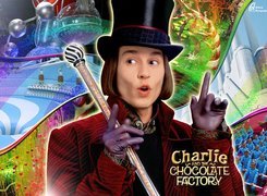 Charlie And The Chocolate Factory, Johnny Depp, cylinder, bajka