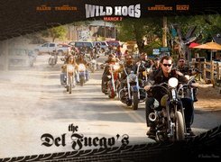 Wild Hogs, gang, ulica, harleye