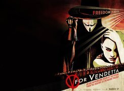 V For Vendetta, napisy, postacie