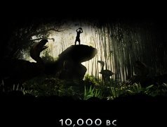 10000 Bc, las, człowiek, zwierzęta