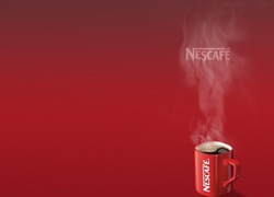 kubek, Nescafe, dym