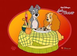 Zakochany kundel, Lady and the Tramp, spaghetti