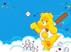 Troskliwe Misie, Care Bears, baseball, piłki