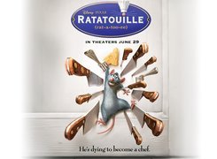 Ratatuj, Ratatouille, noże, mysz