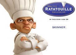 Skinner, kucharz, Ratatuj, Ratatouille