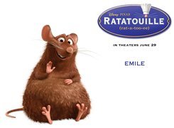 Ratatuj, Ratatouille, Szczurek, Emile