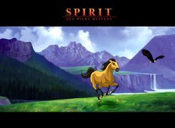 Mustang z Dzikiej Doliny, Spirit Stallion of the Cimarron, koń, jastrząb