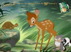 Bambi 2, Jelonek, żółw, królik, skunks