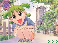 miasto, dziewczynka, Yotsubato