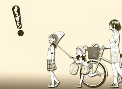 Yotsubato, rower, postacie