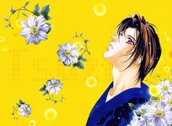 Yami No Matsuei, chłopak, kwiaty