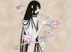 lilie, wodne, kobieta, Xxxholic